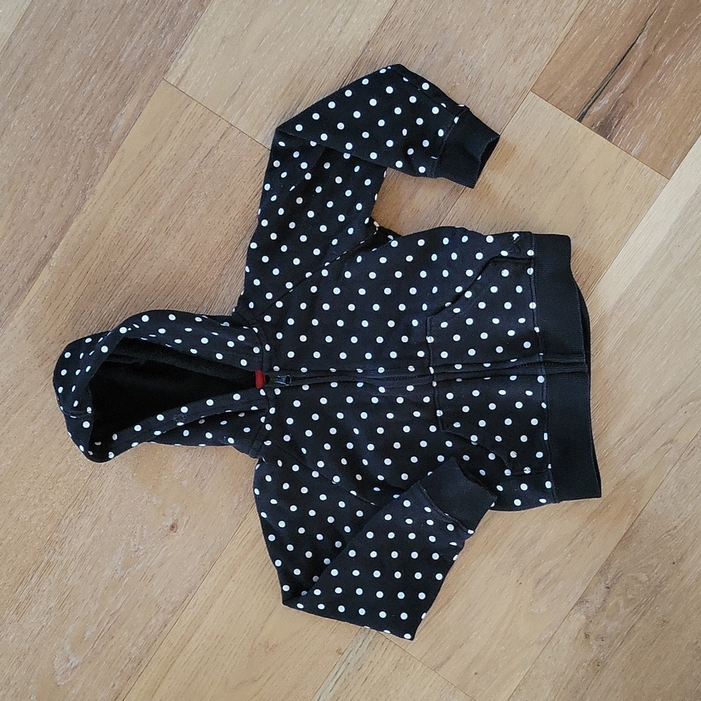 Polka dot sweatshirt